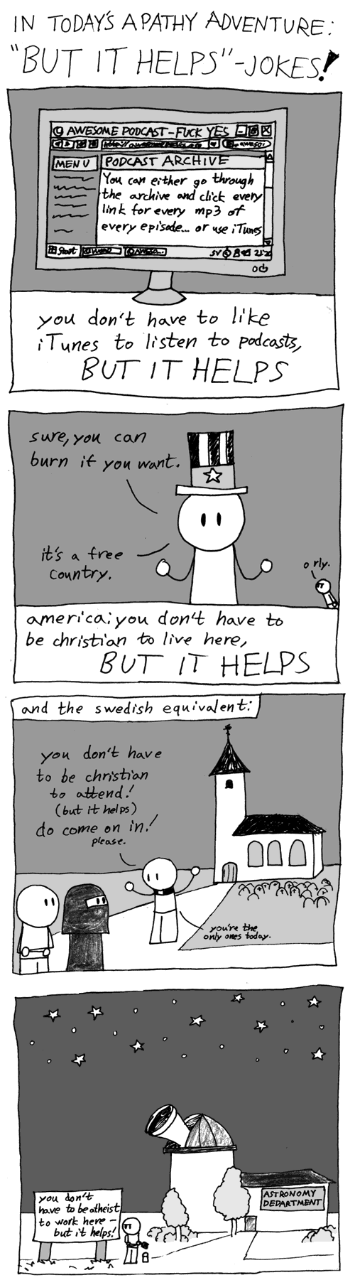 you don't have to be crass to spread atheism but it helps?