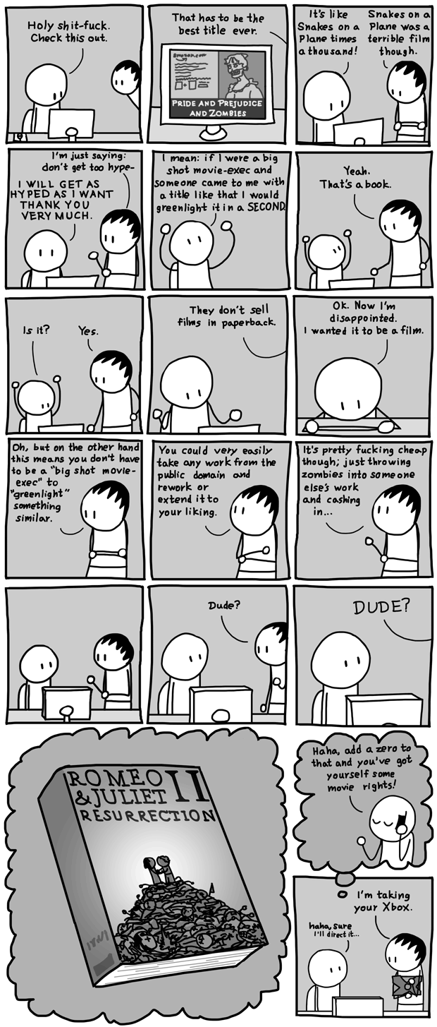 I would also like to see 'Romeo & Juliet & Steve: a Time Travel Triangle'