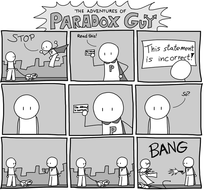 PARADOX GUY: HE'S A DOUCHE